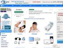 Tablet Screenshot of cpapclinic.ca